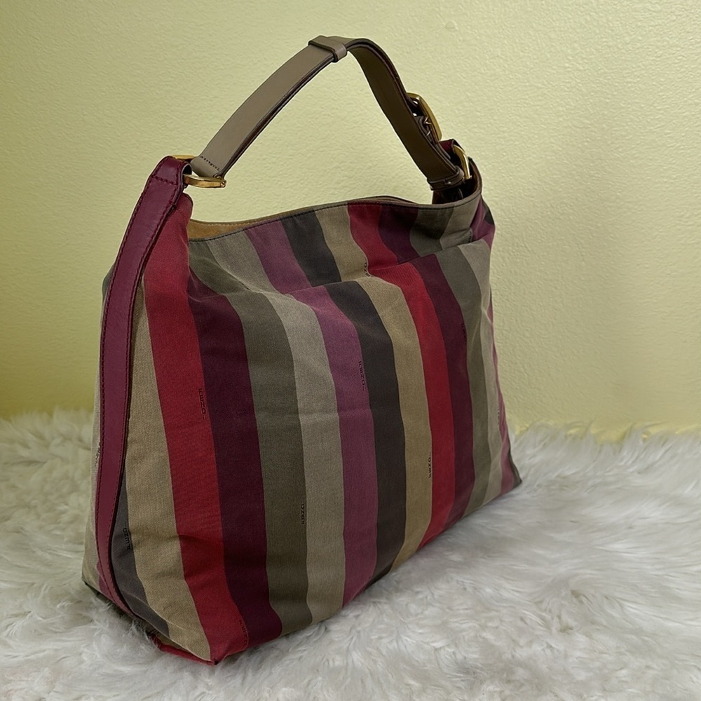 💯Authentic Fendi Striped Multicolor Hobo Bag🍀 - Picture 13 of 16